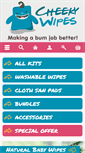 Mobile Screenshot of cheekywipes.com